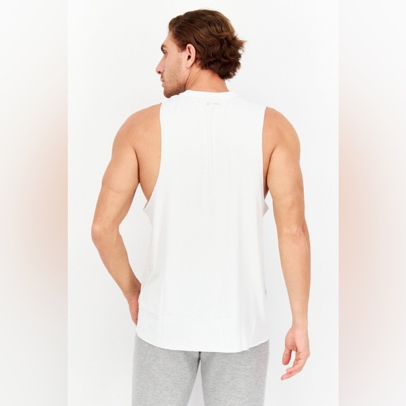 ADIDAS Recycled Plastic Sleeveless Mens Tank Top Muscle Shirt Size Small - Picture 2 of 12